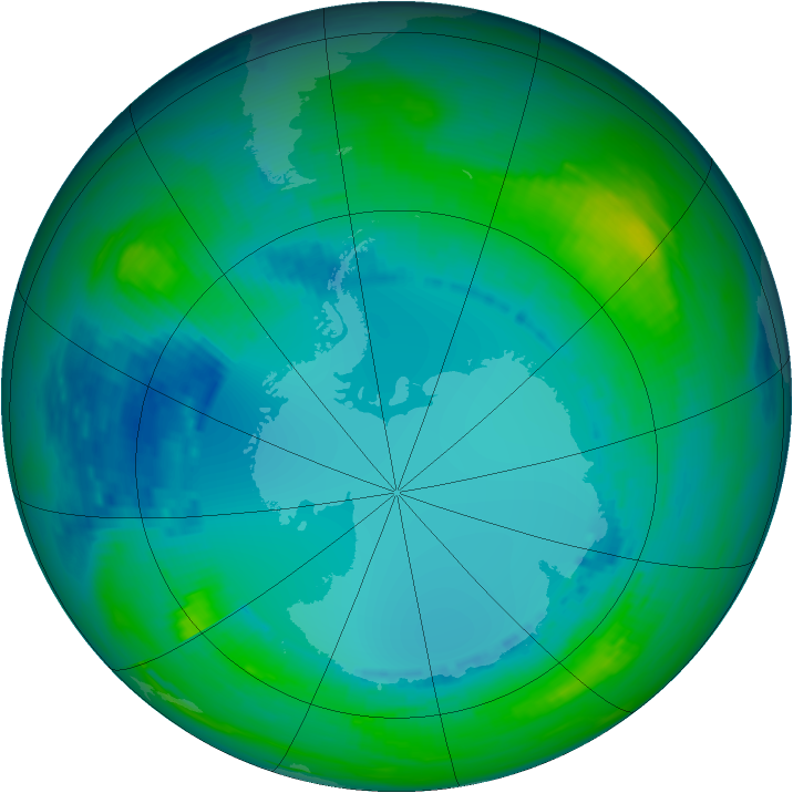 Ozone Map 1990-08-08